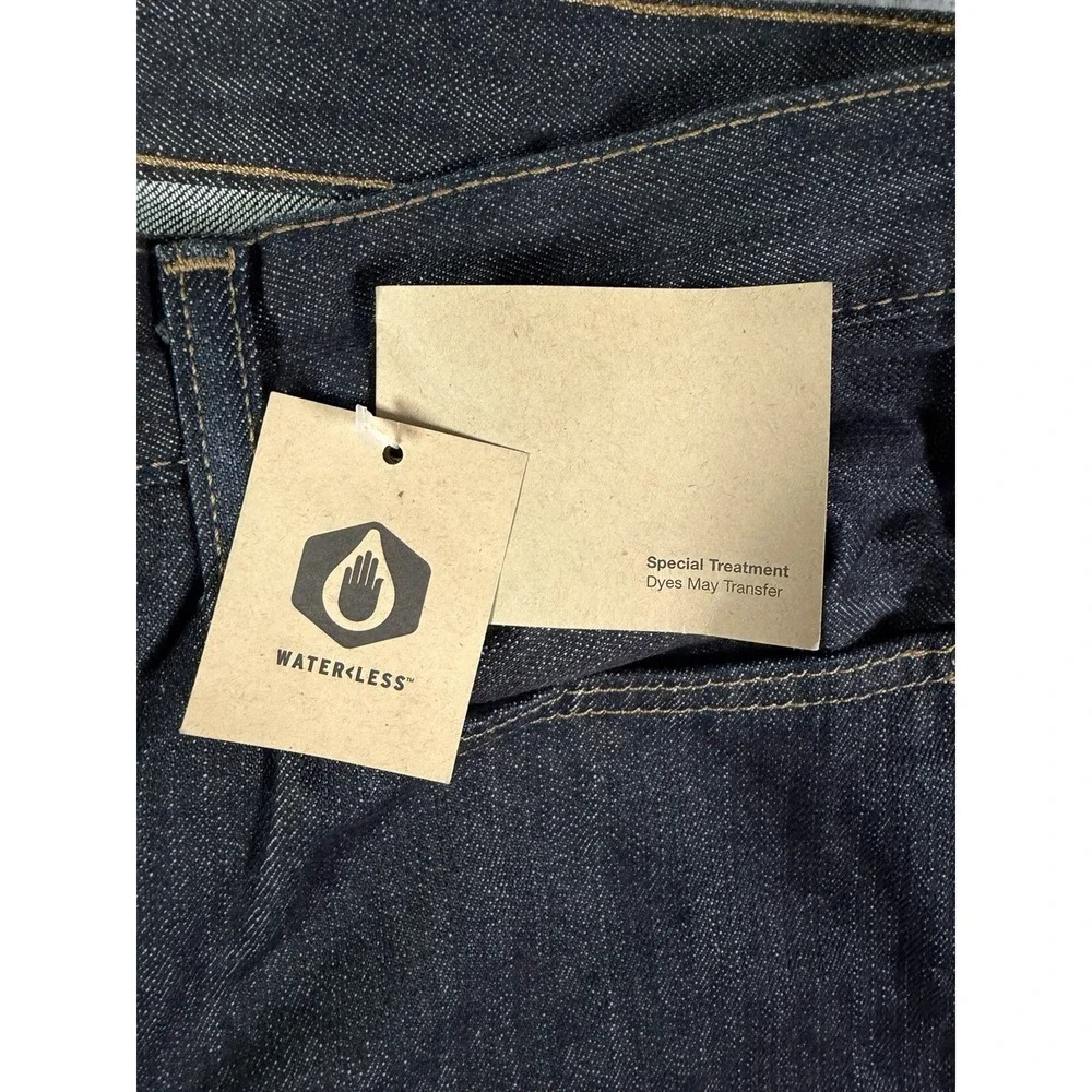 NWT Levi's Men's 505 Regular Fit Jeans Tumbled Rigid 32x34 Dark Wash Indigo
